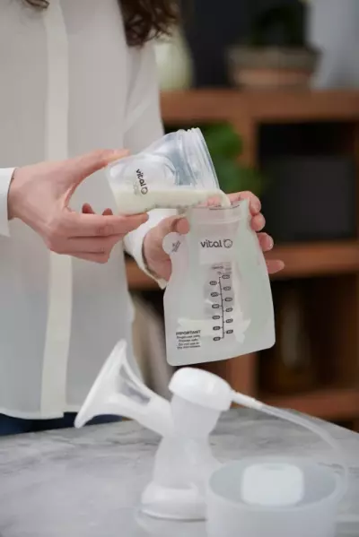 NURTURE easy pour breast milk storage bags