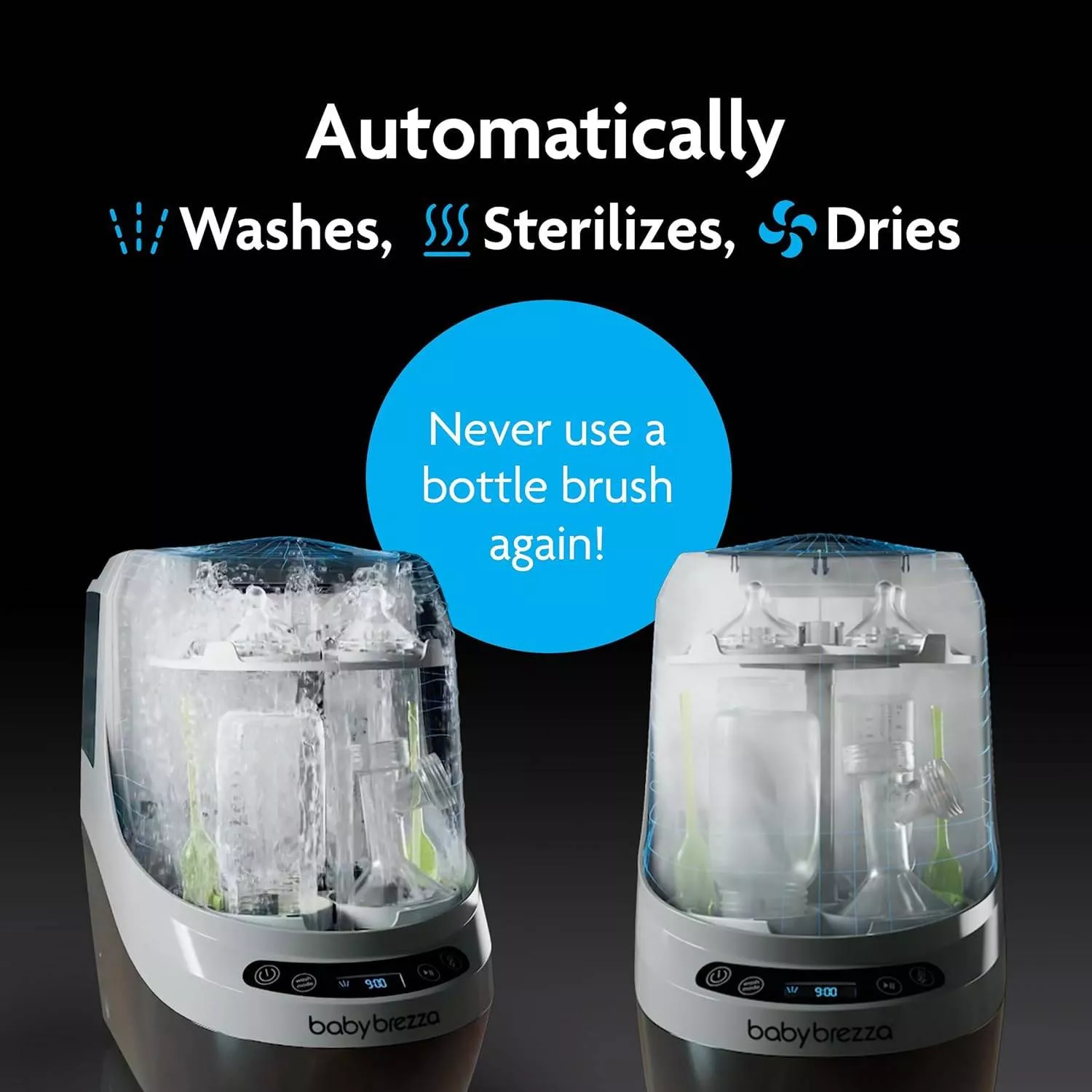 Bottle Washer Pro - All In One Washer, Steriliser, Dryer