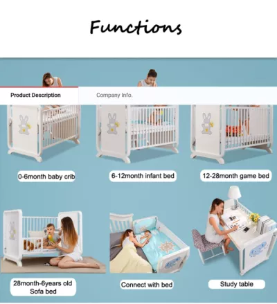Multifunctional Baby Crib TM001