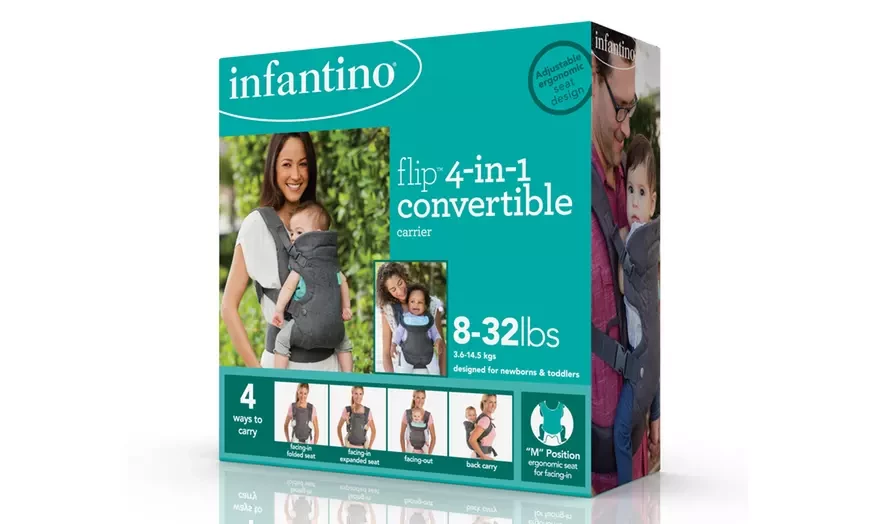 Infantino Flip Advanced 4-in-1 Carrier - Ergonomic, Convertible