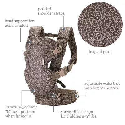 Flip 4-in-1 Convertible Carrier - Leopard