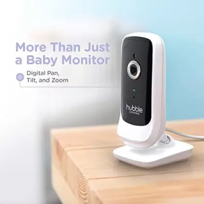 Hubble Nursery Pal Link Premium - 5-Inch Smart Security Baby Monitor, Single Camera