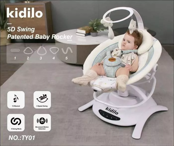 kidilo 5D Swing Patented Baby Rocker
