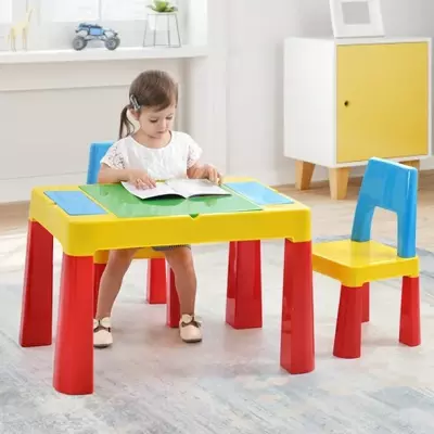 Table Set With 2 Chairs