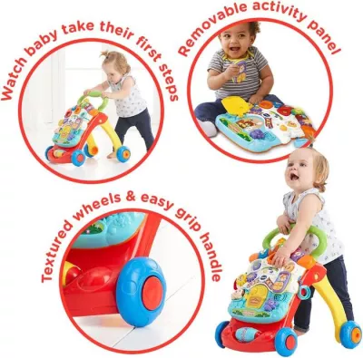 VTech First Steps Baby Walker- Interactive Educational Walking Walker