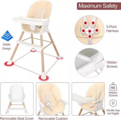 3-in-1 Baby High Chair