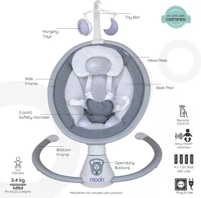 Moon Baby Swing GREY