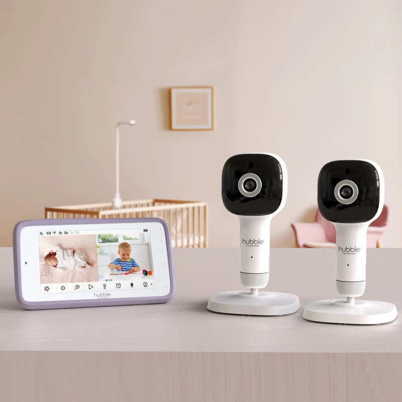 SkyVision AI Pro Twin with Adjustable Crib Mount