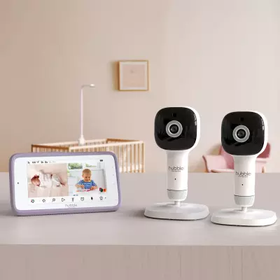 SkyVision AI Pro Twin with Adjustable Crib Mount