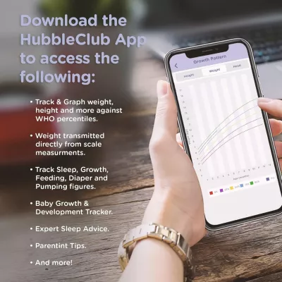 Hubble Connected Grow Smart Digital Baby Weighing Scale