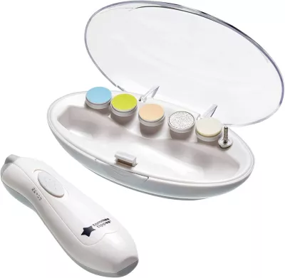 Tommee Tippee Electric Baby Nail File Trimmer, Battery-Powered