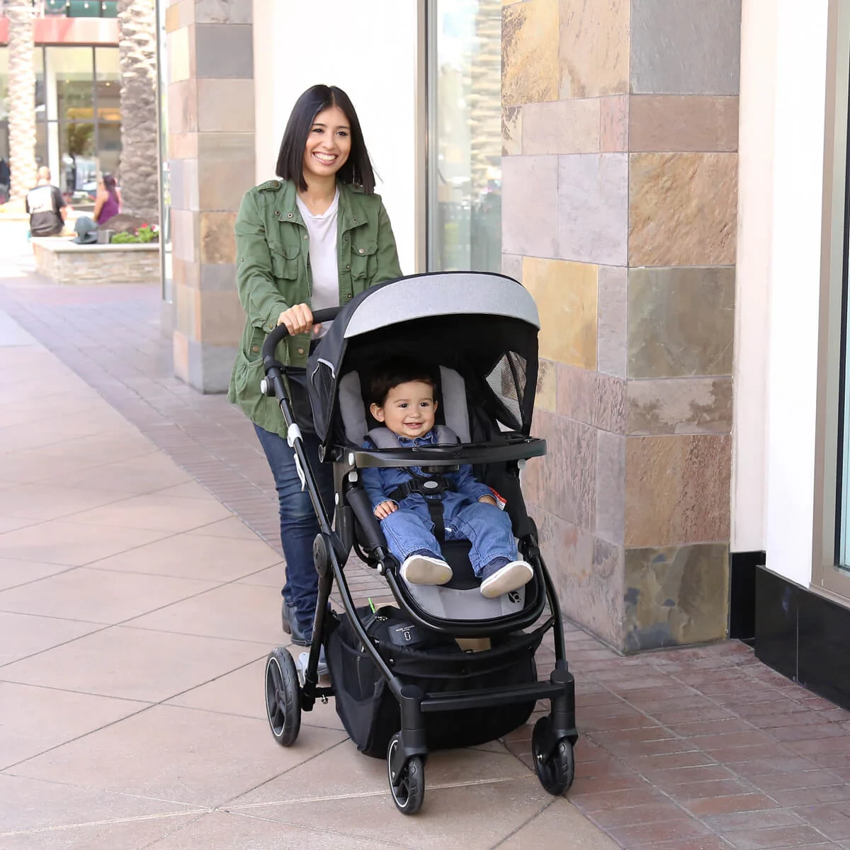 City Clicker Pro Snap Gear® Stroller Travel System with Ally 35 Infant Car Seat