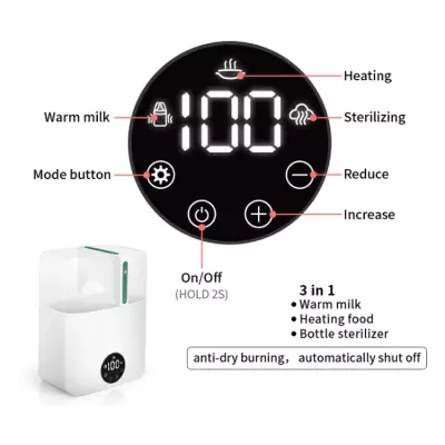 Cmbear Baby Bottle Sterilizer Food Warmer