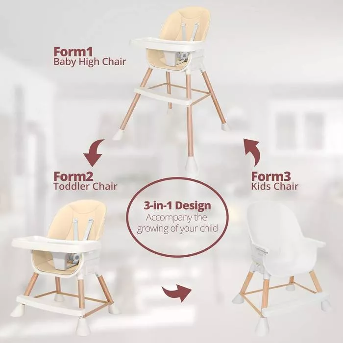 3-in-1 Baby High Chair