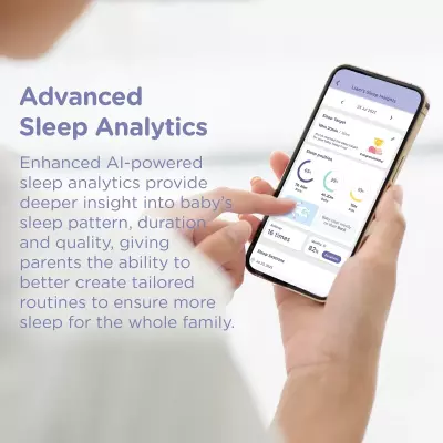 SkyVision AI Pro Twin with Adjustable Crib Mount