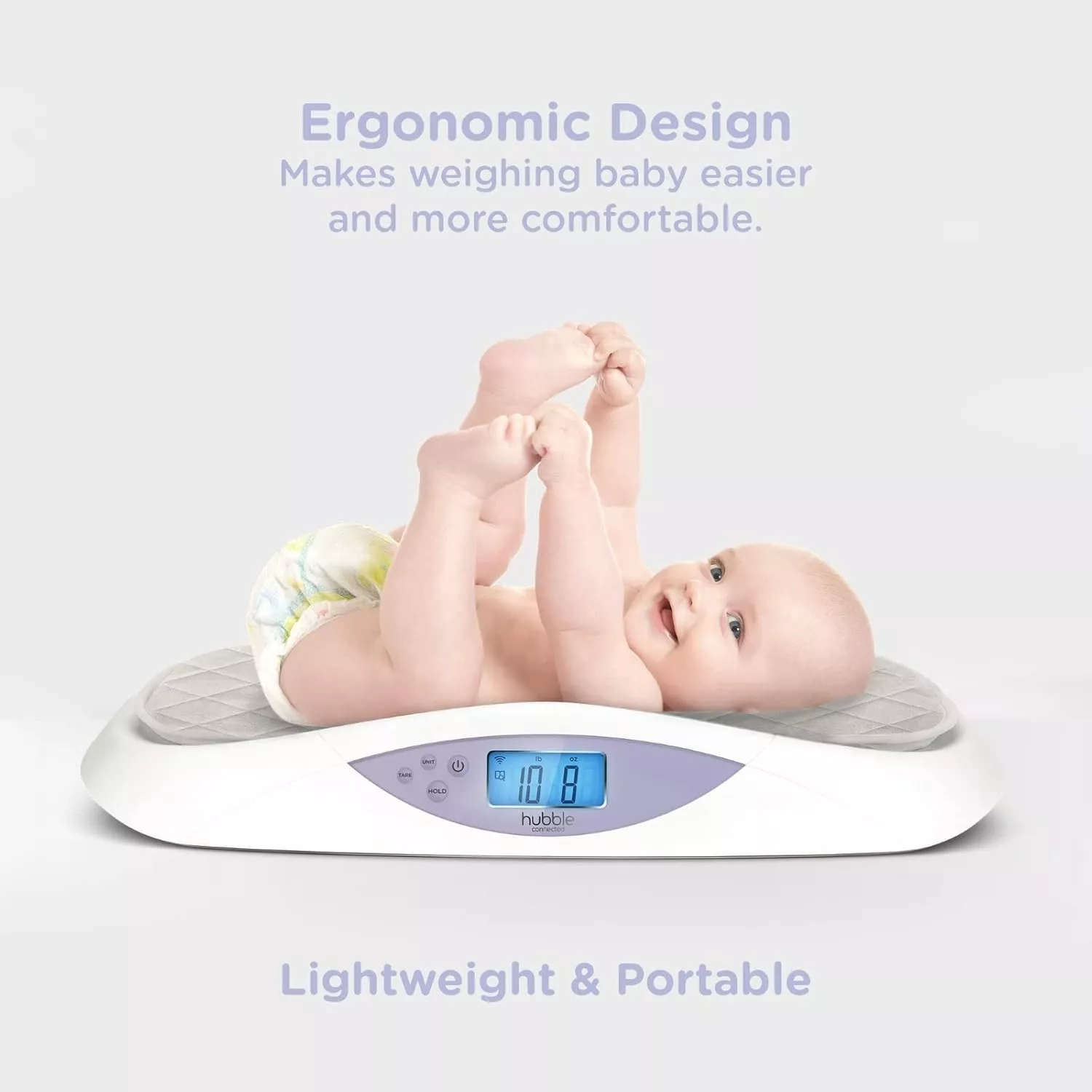Hubble Connected Grow Smart Digital Baby Weighing Scale