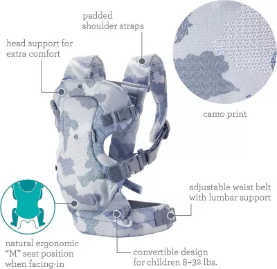 Infantino Flip Advanced 4-in-1 Carrier - Camo