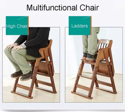 Adjustable Wooden High Chair