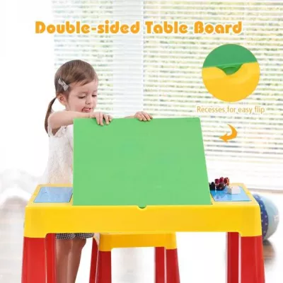 Table Set With 2 Chairs