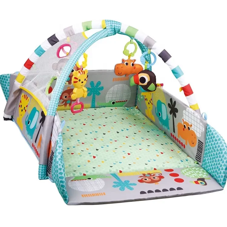 Multifunction 5 in 1 Musical Floor Gym Crawling Baby Mats