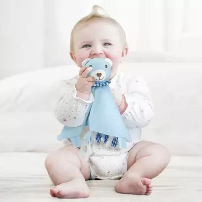 Baby Security Blanket With Teether