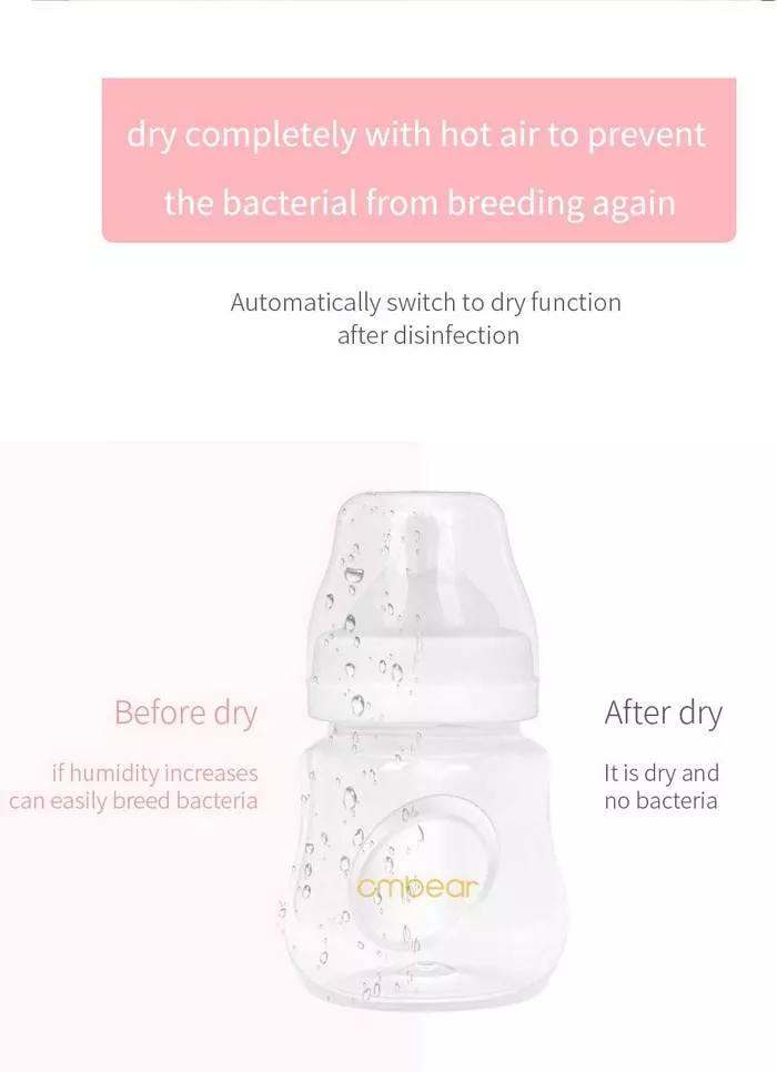 Cm bear Baby Bottle Warmer Steam Sterilizer 4 in 1