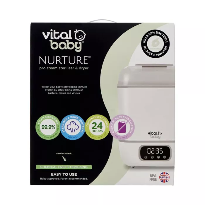 Vital Baby Nurture Pro Steam Steriliser & dryer
