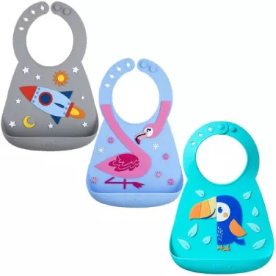 Nuby Silicone 3D Bib