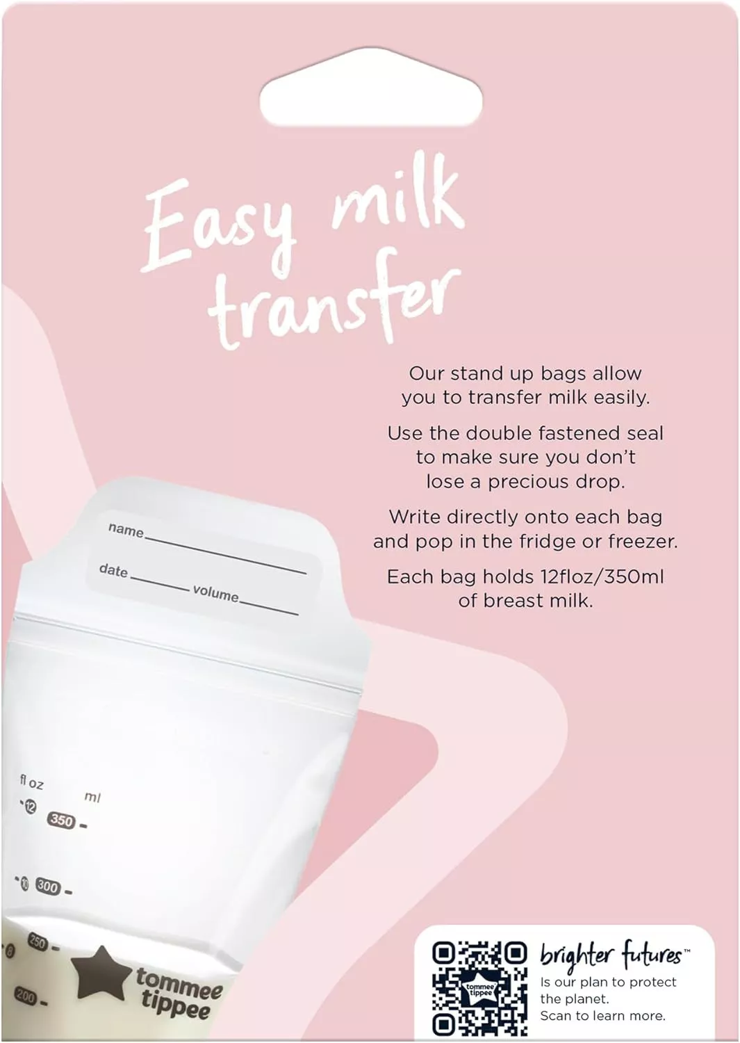 Tommee Tippee Closer to Nature Breast Milk Storage Bags