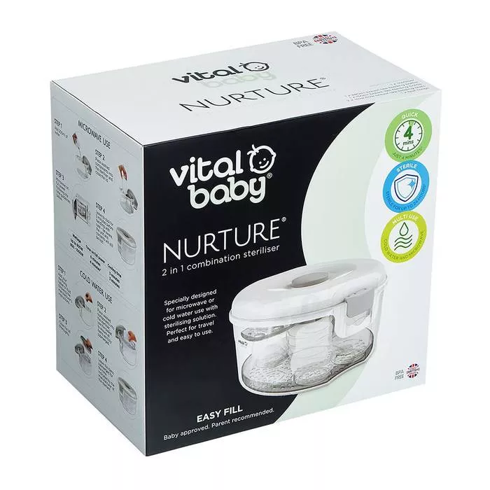 Vital Baby Nurture 2 in 1 Combination Steriliser