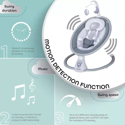 Moon Baby Swing GREY