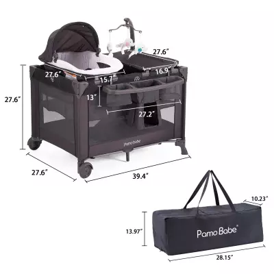 4-in-1 Standard Convertible Playpen Bed