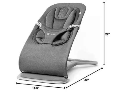 Ergobaby Evolve 3-in-1 Bouncer, Adjustable Multi Position Baby Bouncer Seat, Fits Newborn to Toddler,