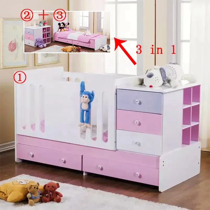 Baby Crib with Drawers