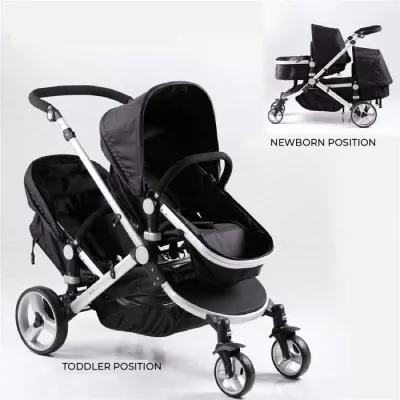 QTbabies Twin Double Stroller