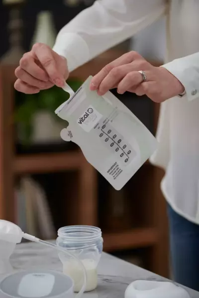 NURTURE easy pour breast milk storage bags