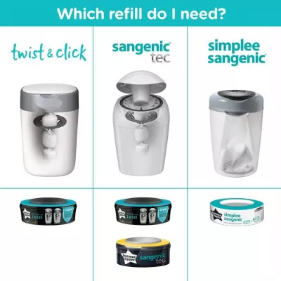 Tommee Tippee Twist & Click Tub with 6 Cassettes
