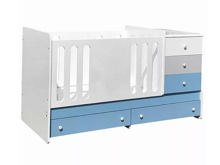 Baby Crib with Drawers