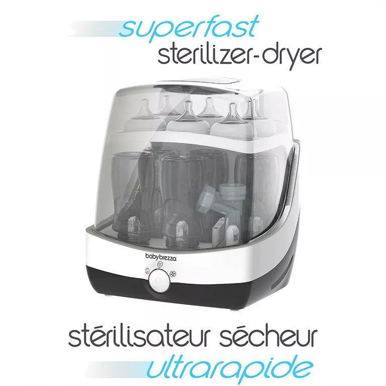Superfast Baby Bottle Sterilizer and Dryer - Sterilizes & Dries in 10 Minutes