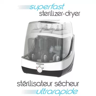 Superfast Baby Bottle Sterilizer and Dryer - Sterilizes & Dries in 10 Minutes