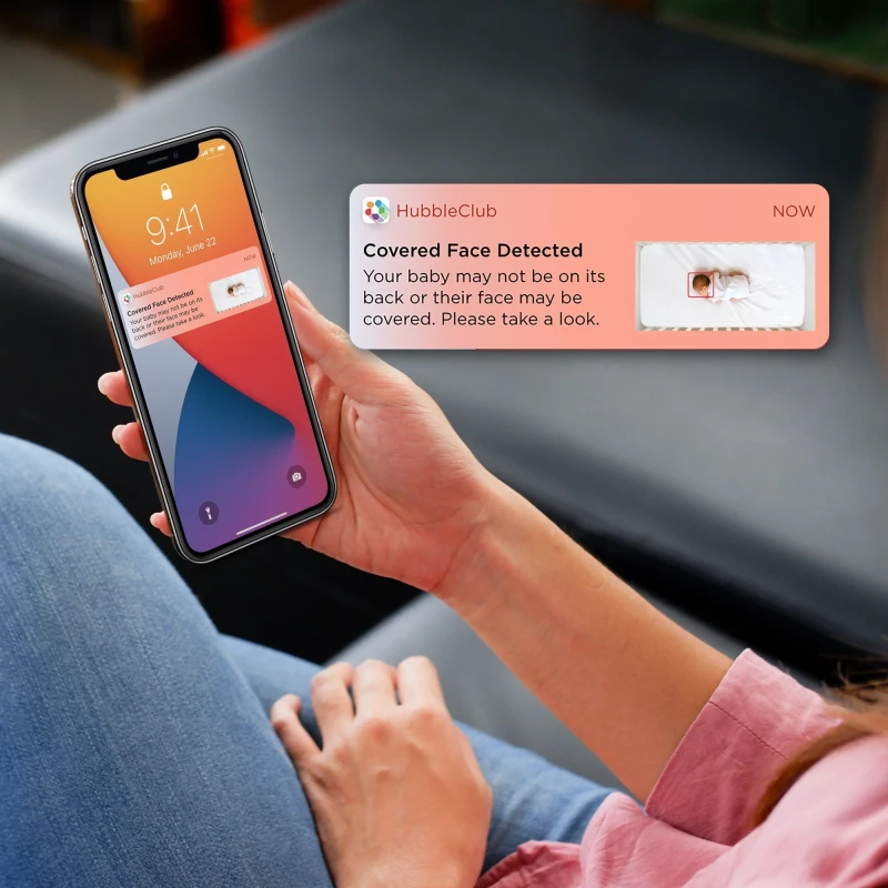 SkyVision AI Pro Twin with Adjustable Crib Mount