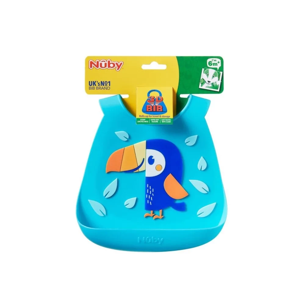 Nuby Silicone 3D Bib